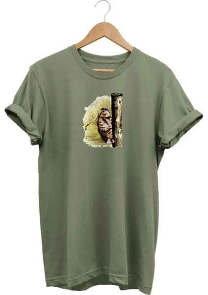 Çulluk Baskılı T-Shirt