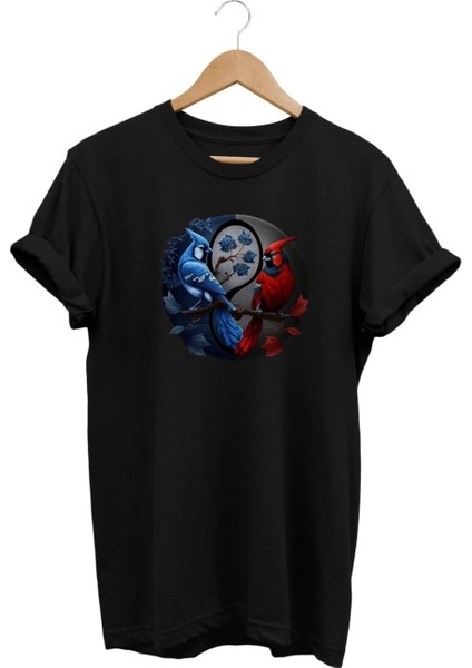 Papağan Baskılı T-Shirt
