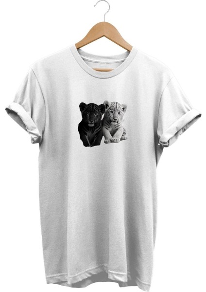 Kaplan Baskılı T-Shirt