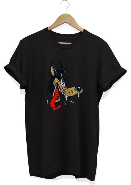 Big Bad Wolf Baskılı T-Shirt