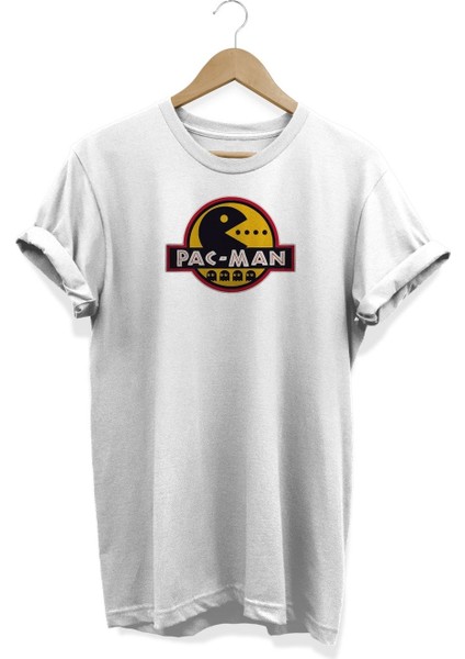 Pac-Man Baskılı T-Shirt