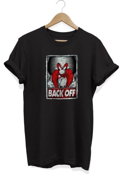 Back Off Baskılı T-Shirt