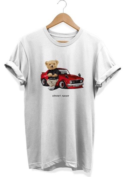 Araba Baskılı T-Shirt