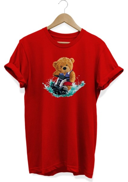Jetski Baskılı T-Shirt