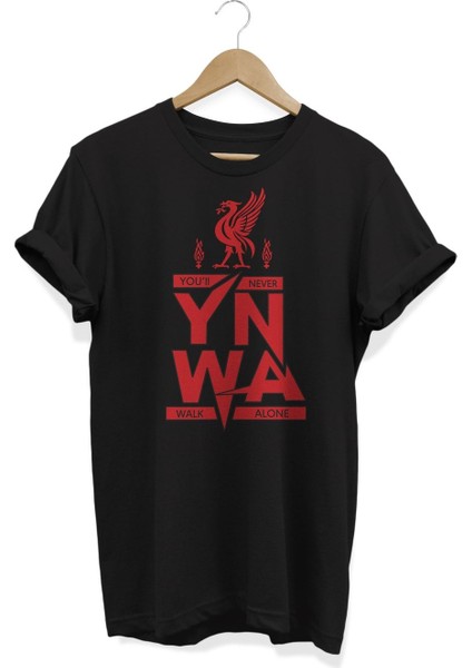 Never Walk Alone Baskılı T-Shirt