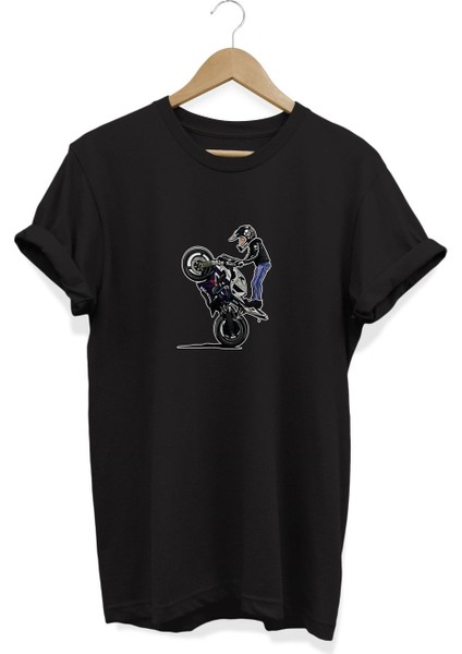 Motor Baskılı T-Shirt