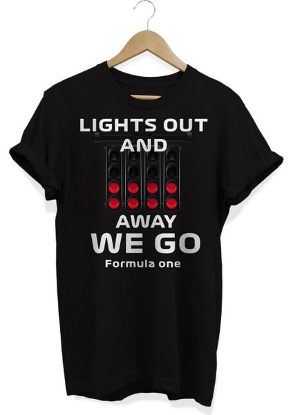 Lights Out Baskılı T-Shirt