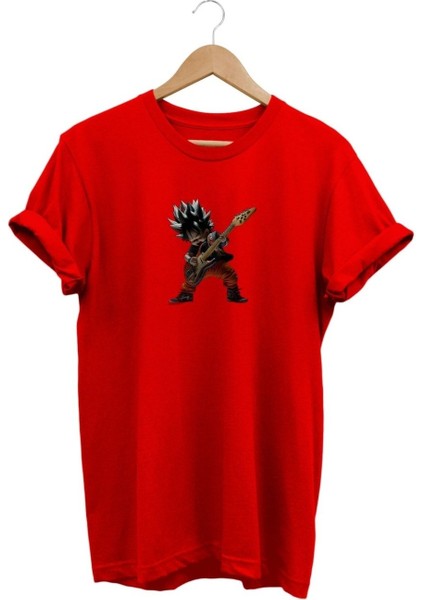 Gitarist Baskılı T-Shirt