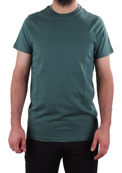 2300 Yeşil Günlük Pamuklu Basıc Bisiklet Yaka Erkek Tişört fiyatları