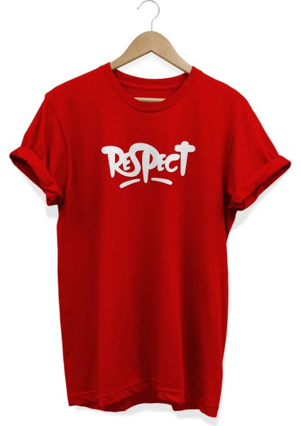 Respect Baskılı T-Shirt