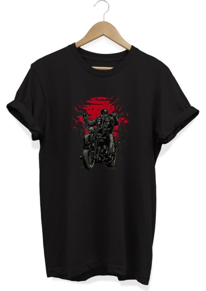 Motor Baskılı T-Shirt