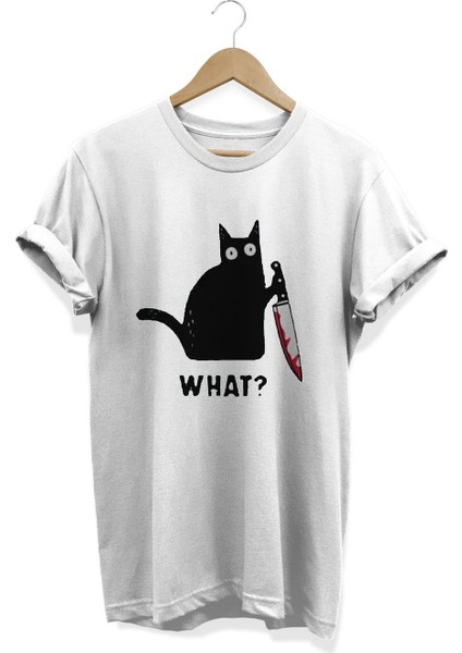 Kedi Baskılı T-Shirt