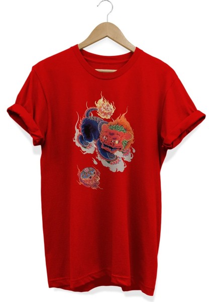 Dragon Baskılı T-Shirt