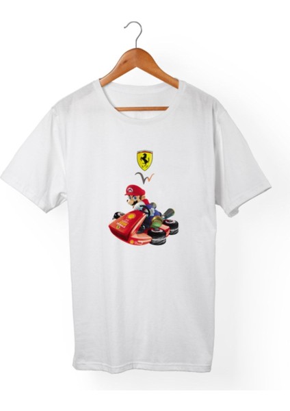 Mario Baskılı T-Shirt