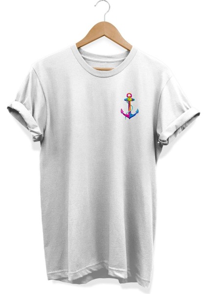 Çapa Baskılı T-Shirt