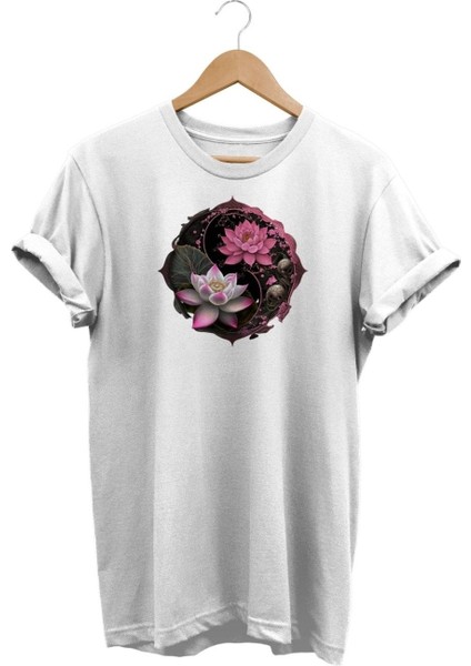 Çiçek Baskılı T-Shirt