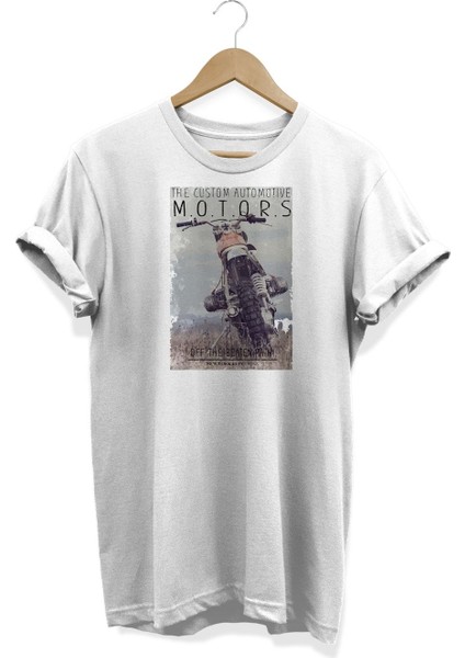Motors Baskılı T-Shirt