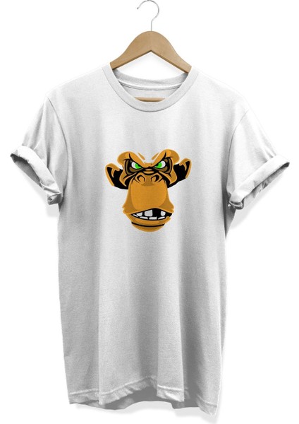 Maymun Baskılı T-Shirt