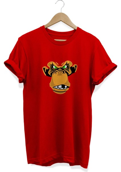 Maymun Baskılı T-Shirt