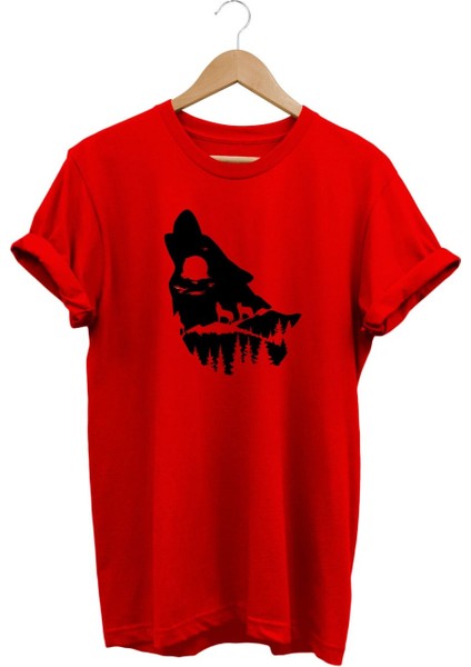 Kurt Baskılı T-Shirt