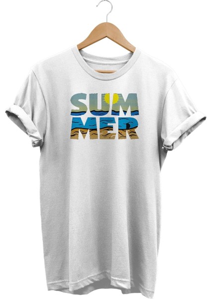 Summer Baskılı T-Shirt