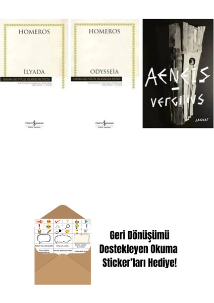 Yunan Mitolojisi Seti 3 Kitap + Okuma Sticker'ları