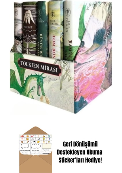 Tolkien Mirası (Kutulu 5 Kitap) + Okuma Sticker'ları