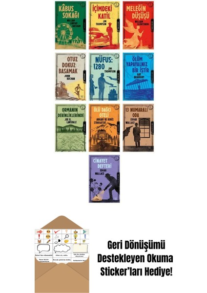 Ithaki Gölge Dizisi 10 Kitap Takım + Okuma Sticker'ları