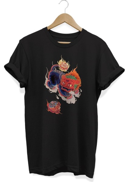 Dragon Baskılı T-Shirt
