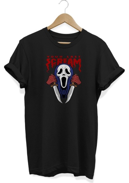 Scream Baskılı T-Shirt