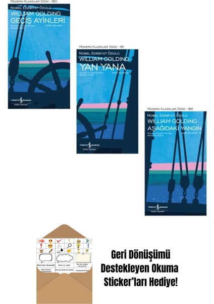 William Golding Deniz Üçlemesi Seti + Okuma Sticker'ları