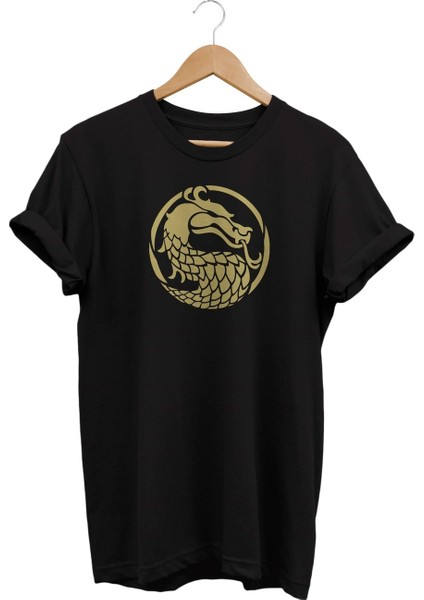 Dragon Baskılı T-Shirt %100 Pamuk Dijital Baskılı Tişört