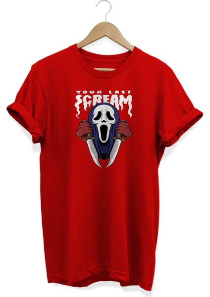 Scream Baskılı T-Shirt