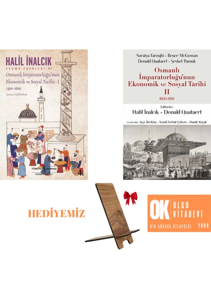 Osmanlı Imparatorluğu’nun Ekonomik ve Sosyal Tarihi 1-2 / 2 Cilt Takım - Halil Inalcık ( Telefon Tutucu Hediye)