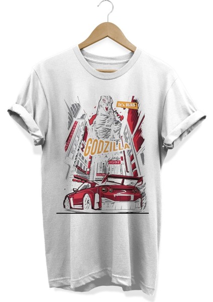 Godzilla Baskılı T-Shirt