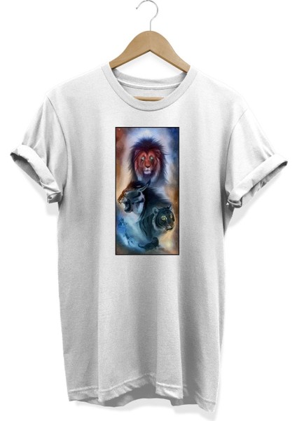 Aslan Baskılı T-Shirt