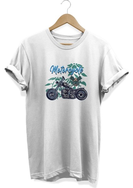 Motor Baskılı T-Shirt