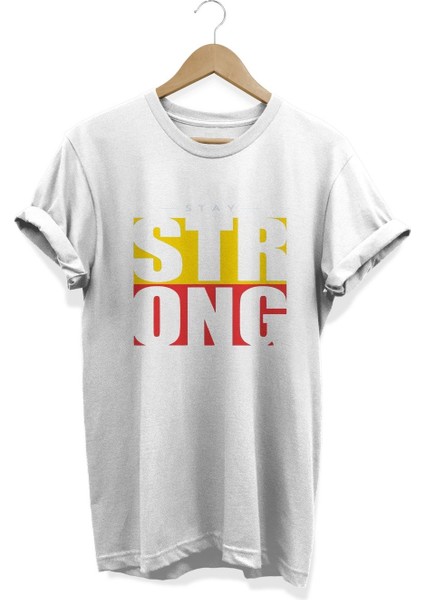 Stay Strong Baskılı T-Shirt