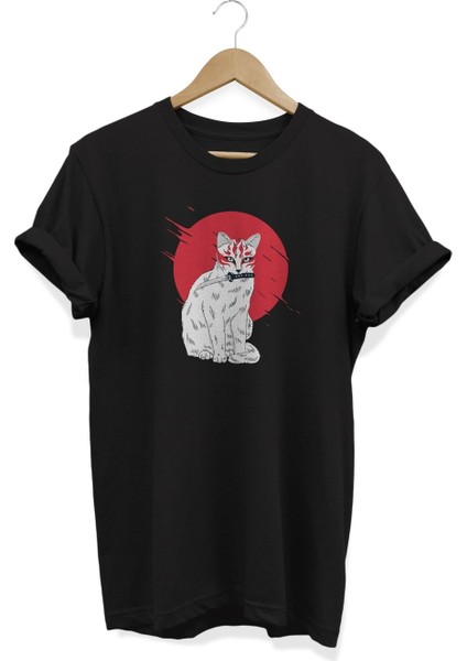 Kedi Baskılı T-Shirt
