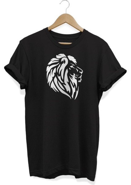 Aslan Kral Baskılı T-Shirt