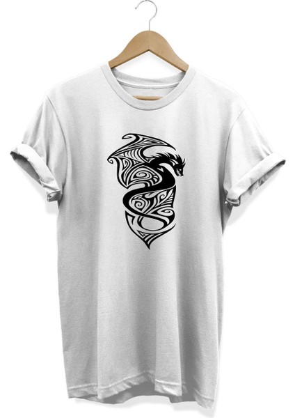 Dragon Baskılı T-Shirt