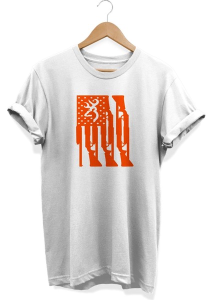 Geyik Baskılı T-Shirt