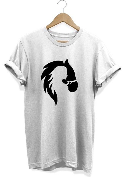 At Baskılı T-Shirt