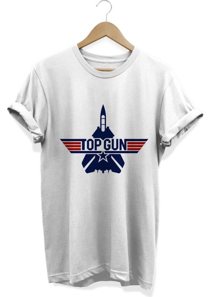 Top Gun Baskılı T-Shirt