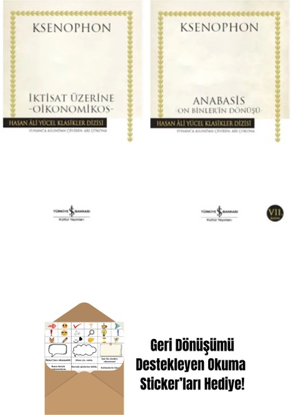 Ksenophon 2 Kitap Set + Okuma Sticker'ları