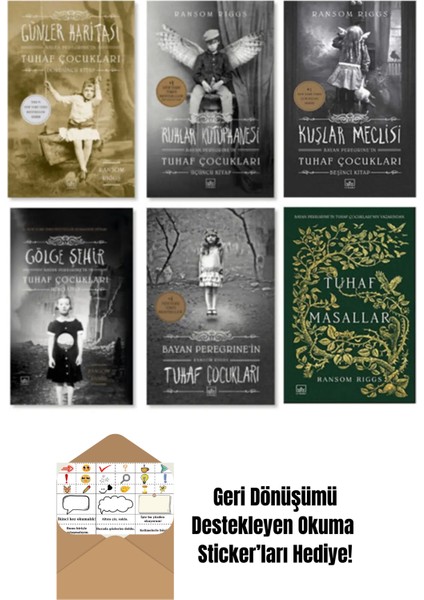 Bayan Peregrine'in Tuhaf Çocukları 6 Kitap Ciltli + Okuma Sticker'ları