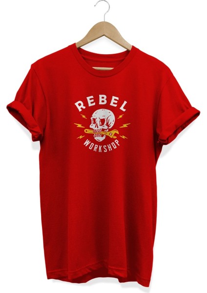 Rebel Workshop Baskılı T-Shirt