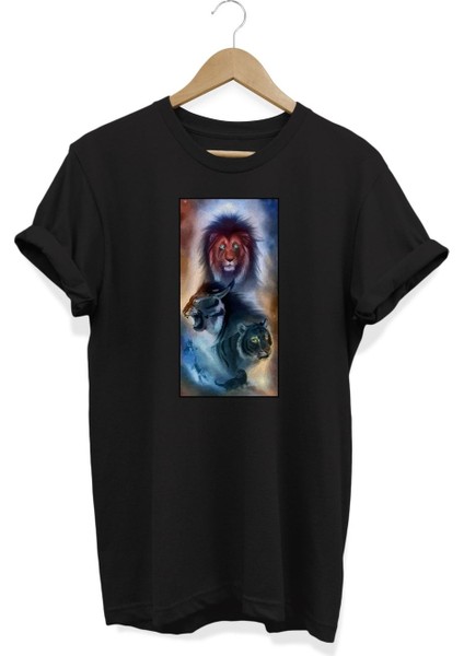 Aslan Baskılı T-Shirt