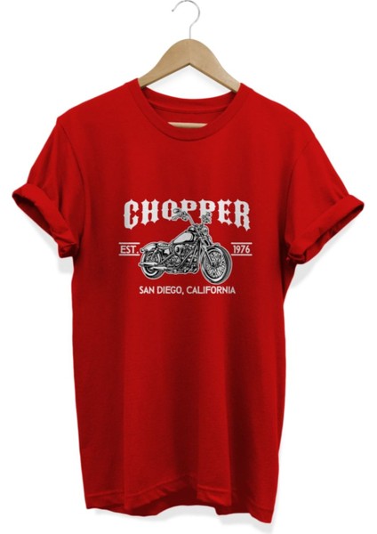 Chopper Baskılı T-Shirt