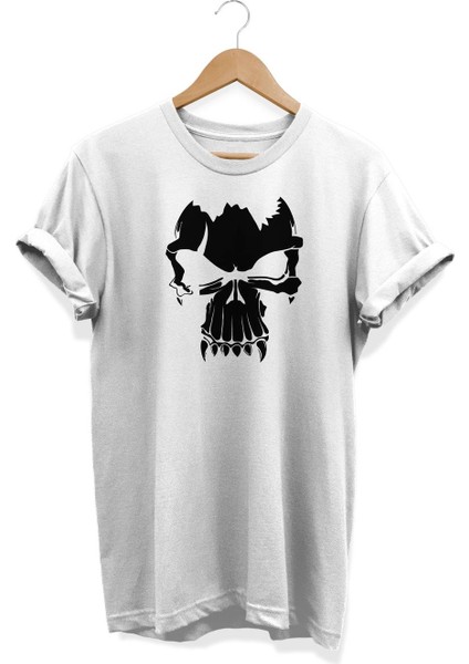 Kurukafa Baskılı T-Shirt